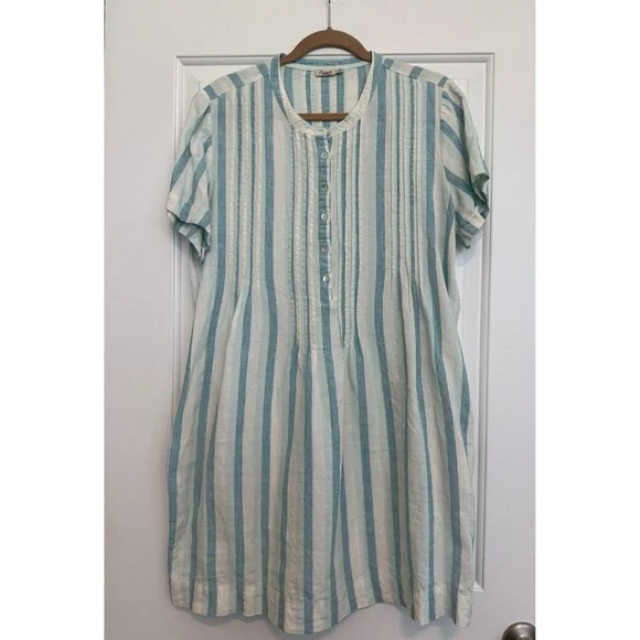 chinese dress ladies Faherty Women's Gemina Linen Dress